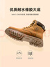 骆驼（CAMEL）【迪丽热巴同款】山越马丁靴秋冬新款高帮户外工装靴大黄靴女 L23W076036戈壁土黄 39 实拍图