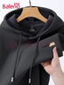 班尼路（Baleno）重磅连帽卫衣秋冬男款加绒加厚运动户外保暖上衣宽松休闲痞帅衣服 实拍图