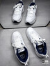 耐克轻便训练鞋老爹鞋冬季健身缓震运动NIKE MONARCH 4 415445 102白色/金属银/深藏青 37.5 (235mm) 实拍图