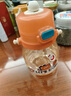 babycare大肚吸管水杯双饮运动外出便携儿童水杯大容量男女水壶600ml 塔尔曼橙 实拍图