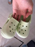 牧童儿童拖鞋夏男宝宝洞洞鞋软底女童卡通洗澡婴幼儿家居鞋奶龙绿170 实拍图