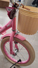 奥仕龙（AO SHI LONG）x凯蒂猫儿童自行车3-6-8-10岁女童小孩单车生日礼物公主款脚踏车 【Hello Kitty】公主车-后座版 16寸 适合100-120cm 实拍图