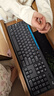 罗技（Logitech）MK275 键鼠套装 无线键鼠套装 办公键鼠套装 全尺寸 商务键鼠套装 带无线2.4G接收器 黑蓝色 实拍图