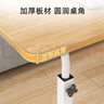 安尔雅电脑桌可移动现代简约小户型家用可升降小桌子 80x40CM纯白色 实拍图
