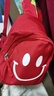 单肩斜挎包新款男女童胸包卡通可爱女孩轻便斜挎包迷你书包 红色【1个装】 实拍图