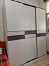 白浅【免费安装】衣柜卧室储物柜子移门衣橱简易推拉门大衣柜 【三门】1.6米主柜 实拍图