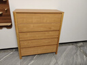 林氏家居北欧简约实木脚五斗柜收纳柜客厅原木风储物柜子林氏木业可选OU1E 【0.93*1.06米】原木色六斗柜 实拍图