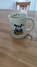 马克杯高颜值ins风陶瓷杯卡通咖啡杯办公室家用早餐喝水杯子可爱 飞机小狗陶瓷杯 实拍图