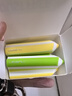 得力（deli）纽赛黄绿色笔形橡皮擦  真集屑橡皮 可爱萌趣高颜值 擦拭干净集屑成条 黄色*2只/绿色*3只 NS038-2 实拍图