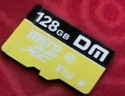 DM大迈 128GB TF（MicroSD）存储卡 黄卡 C10 手机行车记录仪监控摄像头专用高速内存卡 实拍图