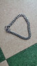 AYOUA赛级316L不锈钢P链钛钢大型犬狗项圈P绳训犬边牧德牧马犬六面抛光 线径4MM*50CM长（加粗款） 实拍图