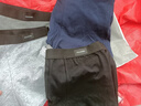 莫代尔4条男士内裤男平角特大码胖子肥佬220斤加肥加大宽松四角裤 纯棉款（黑+宝蓝+深灰+浅灰） 4条 6XL （建议体重240-280斤） 实拍图