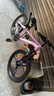 凤凰（Phoenix）儿童山地自行车5-16岁女男孩减震变速22寸粉色 适合身高135-160cm 实拍图