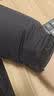 黑冰户外鹅绒700蓬防风防水厚款活帽拼色男女款羽绒服FAF8536 男款-黑黑 2XL 实拍图