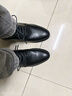 宜驰（EGCHI）皮鞋男士商务休闲正装英伦耐磨舒适通勤鞋子男 1618-G 黑色 37 实拍图