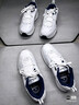 耐克轻便训练鞋老爹鞋冬季健身缓震运动NIKE MONARCH 4 415445 102白色/金属银/深藏青 46 (300mm) 实拍图