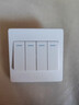 公牛（BULL） 公牛开关插座/暗装/电源开关/USB插座/网络插座/G07象牙白 四开单控 实拍图