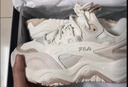 FILA 斐乐山丘鞋COLLINA女鞋复古运动鞋春新款户外休闲老爹鞋 棉花糖/朴色-MA 38 实拍图