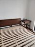 源氏木语实木床双人床大板床家用高靠背大床胡桃色高铺1.8*2.0m 实拍图