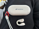 山水【降噪升级丨不漏音】W90S蓝牙耳机骨传导概念不入耳开放式无线耳夹式运动适用于华为小米苹果岩白 实拍图