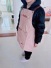 光多拉防水围裙厨房防油污家用做饭无袖工作服男士女士通用家务清洁粉色 实拍图