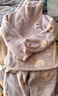蕉内绒绒520H超级市场睡衣男女士珊瑚绒保暖家居服套装 【女士】云雾紫-蛋糕卷 S 实拍图
