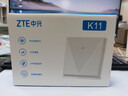 中兴（ZTE）4g cpe无线插卡双网切换路由器全网通百兆网口移动随身wifi K11 实拍图