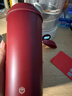 京东京造 保温杯 双饮口咖啡杯【陶瓷内胆-316不锈钢】 红色500ml 实拍图