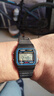 卡西欧手表 时尚简约复古小方块 潮流运动百搭电子表学生表考试表 F-91W-1 店长推荐 实拍图