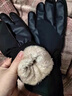 祥贝勒（X-BELLER）电发热手套三档可调充电摩托车电动车滑雪必备冬季保暖加厚手套 【黑色】充电发热手套 实拍图