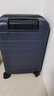 米家小米行李箱20英寸拉杆箱可登机箱PC旅行箱男女小型密码皮箱子蓝色 实拍图