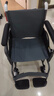 鱼跃(yuwell)轮椅车H051折叠老人轻便旅行手推车钢管免充气胎代步车 实拍图