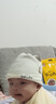 爱宝适婴儿帽子纯棉四季款0-6个月新生儿胎帽宝宝囟门帽2件装 粉+黄S264 实拍图