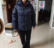 雪中飞25年秋冬新款羽绒服男女短款连帽时尚面包服90绒拼色加厚保暖外套 实拍图