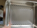 炊大皇 304不锈钢龙虾盘 家用长形托盘餐盘烤鱼盘小吃盘加厚34*25*6cm 实拍图