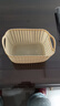 【已售10万只】仿藤编桌面收纳篮厨房零食收纳筐浴室洗澡小篮子 1个装 21*13.5*10cm 实拍图