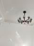 顾家轻奢客厅吊灯后现代简约新款简约餐厅大气水晶吊灯中山灯具 【丽影】10头-三色变光 实拍图
