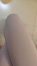 京东京造【发热 抑菌 舒暖】加绒女式保暖内衣秋衣秋裤男女 舒暖340g粉紫L 实拍图