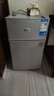 小黄鸭 迷你冰箱小 108L双门冷藏冷冻小型家用宿舍租房电冰箱小巧不占地 一级能效省电节能 68L【一级能效，租房省电款】 银色 实拍图