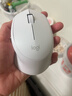 罗技（Logitech）M330 静音鼠标 无线鼠标 办公鼠标 右手鼠标 带无线微型接收器 白色 实拍图