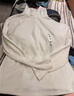 优衣库女装HEATTECH弹力摇粒绒半拉链套头衫/打底衫479693 01 乳白色 M /160/84A 实拍图