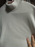 优衣库男女装柔软针织摇粒绒高领套头衫T恤休闲保暖打底衫469949 01 乳白色 S /165/84A 实拍图