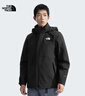 The North Face北面冲锋衣男羽绒内胆三合一户外防水保暖81QS 黑色/JK3 M 实拍图