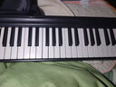特伦斯电子琴88键折叠琴成人儿童初学电钢键盘教学乐器V10便携钢琴 典雅黑+原装琴包 实拍图
