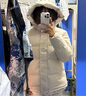 雅鹿短款羽绒服女款2025新款秋冬休闲外套连帽可拆石墨烯保暖时尚外套 暖冬米 M 建议105-120斤 实拍图