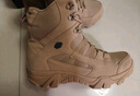 苏系俄罗斯雪地靴男士加绒加厚高帮防寒鞋户外登山旅行皮毛一体棉鞋 米色【厚绒抗寒防滑】 40 （建议拍大一码） 实拍图