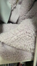 MUJI女式无侧缝法兰绒睡衣女士家居服纯棉冬季套装 粉红色格纹5A M 实拍图