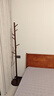 家逸实木衣架落地立式衣帽架卧室挂衣架挂衣服办公室挂包客厅置物架 实拍图