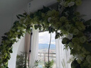 OEMG新款婚庆道具花艺圆形双杆拱门布置草坪架子装饰舞台仿真花婚礼 （黑色） 2.2米高*1.8米宽 实拍图