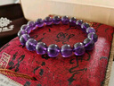 石玥珠宝收藏级10mm天然紫水晶手链本命年转运珠九紫离火手串男女士款礼物 实拍图